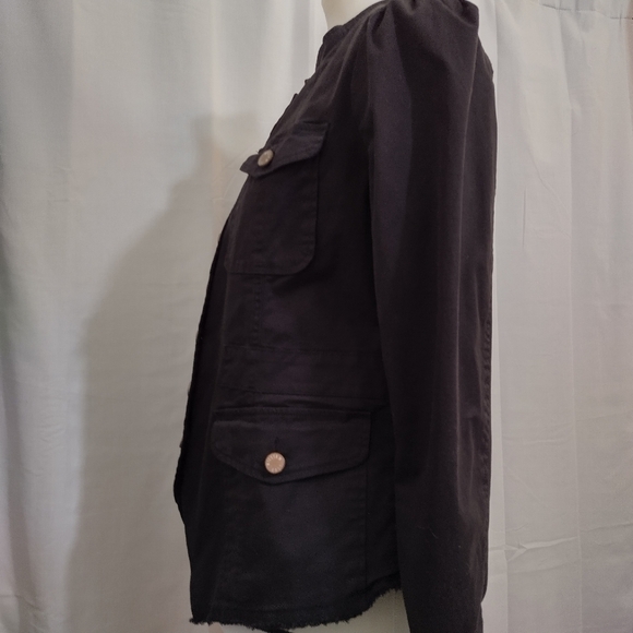 WILLIAM Rast Long Sleeve Black Jacket Women's Size Medium - Picture 6 of 8